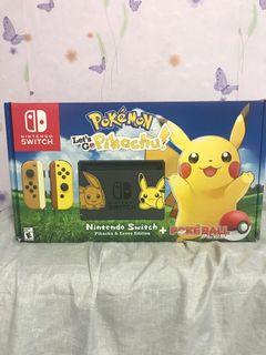 RUSH!! Nintendo Switch Console Pikachu & Eevee Edition + Pokeball Plus
