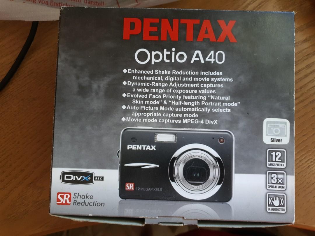 Pentax Optio A40 Digital Camera, Photography, Cameras on Carousell
