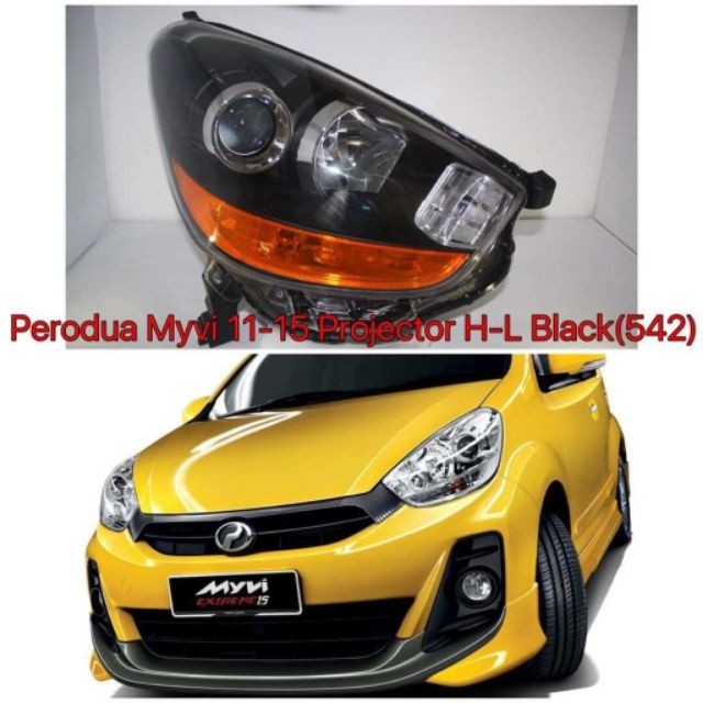 Perodua Myvi Lagi Best 11 15 2011 2015 Projector Head Lamp Auto Accessories On Carousell