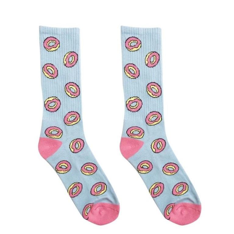 Ready Stock Odd Future Golf Wang Donut Socks Golf Le Fleur Converse Hipster Street Logo Cotton Sock Street Skateboard