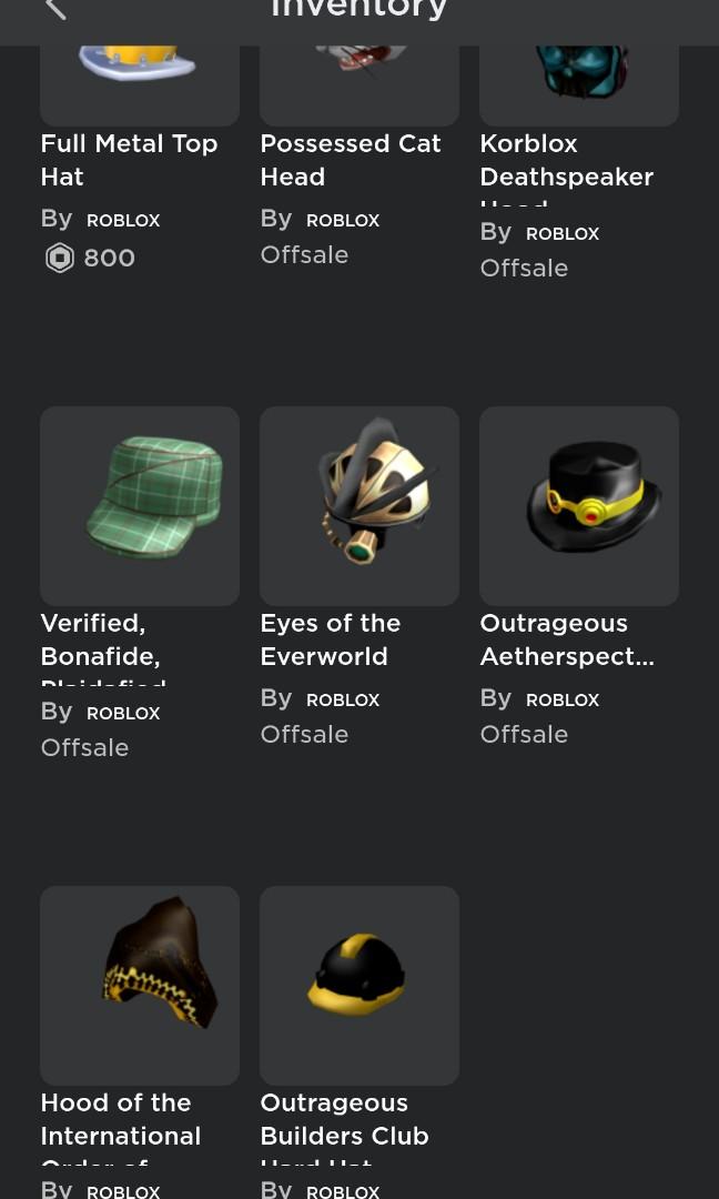Roblox Account On Carousell