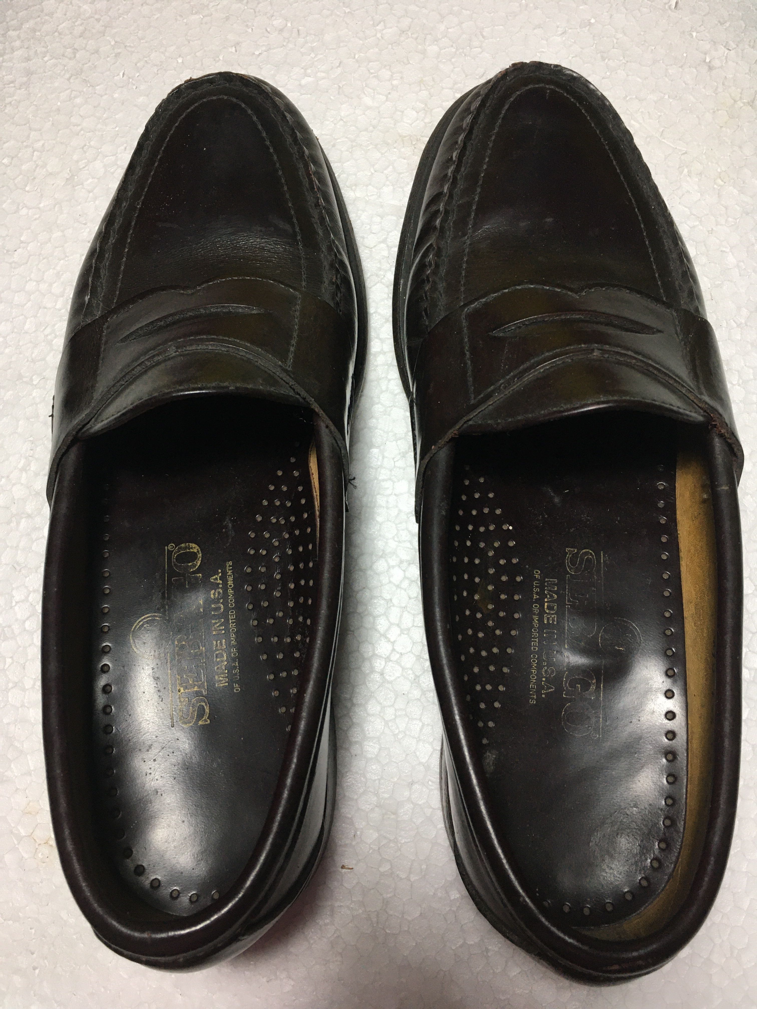 sebago shoes black