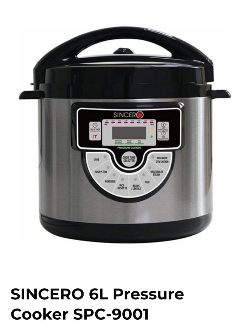 Sincero pressure cooker user manual best sale