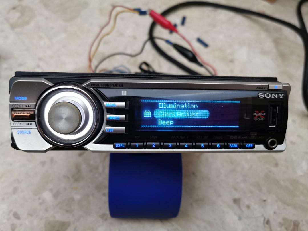 Sony Head Unit Car Audio Xplod Unit Cdx Gt U Car Accessories Accessories On Carousell