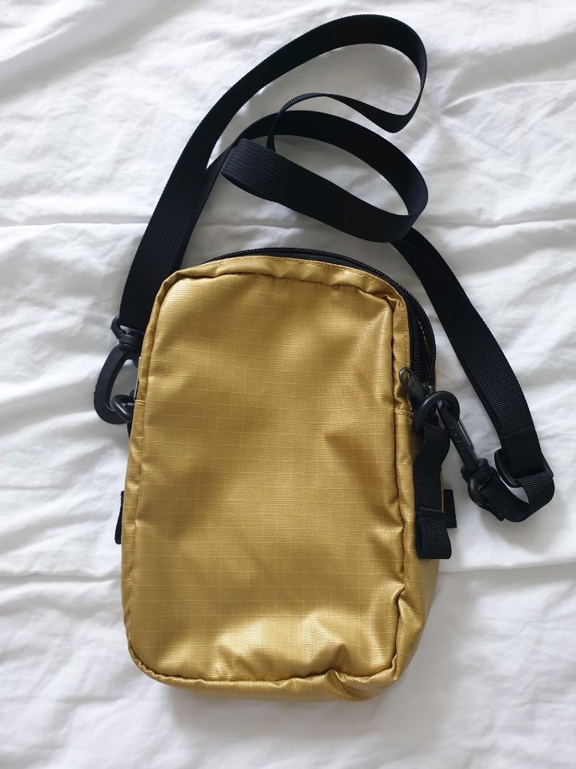 Supreme The North Face Metallic Shoulder Bag Gold, Men's Fashion, Bags, Sling Bags on Carousell