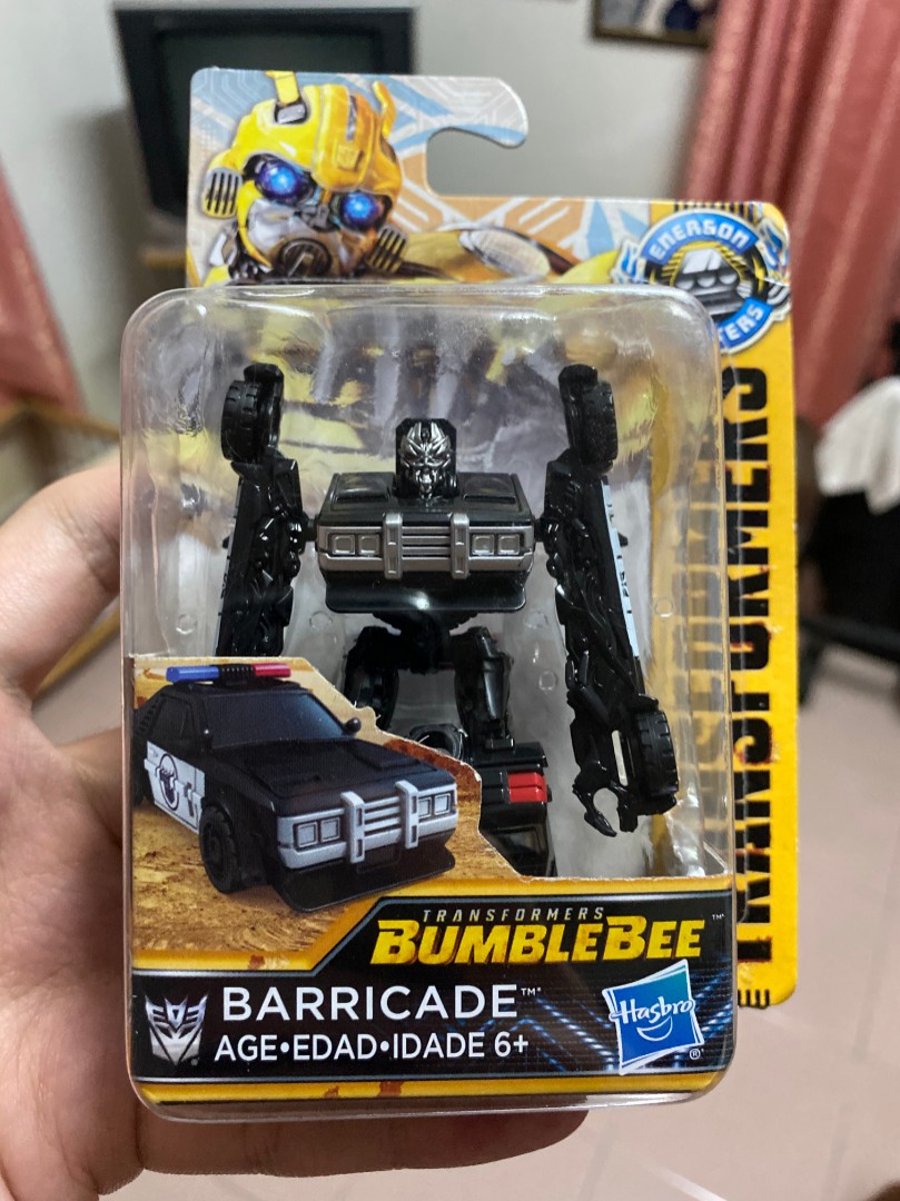 Transformers bumblebee barricade toy hot sale