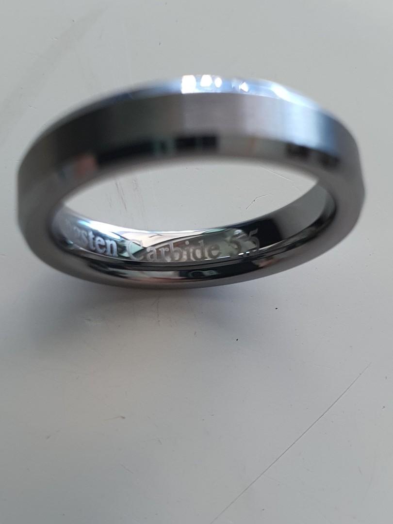 Tungsten Carbide Ring US size 5.5 Women s Fashion Jewelry