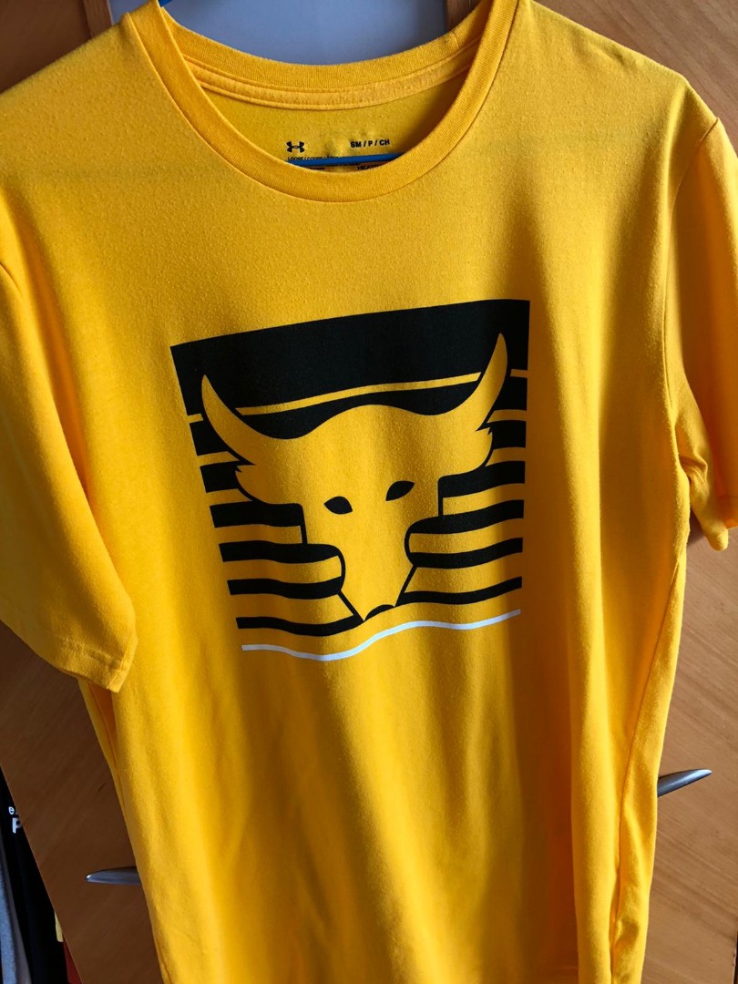 under armour yellow t shirt