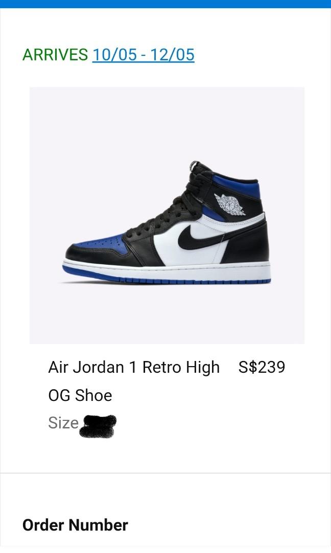 air jordan 1 royal blue size 5