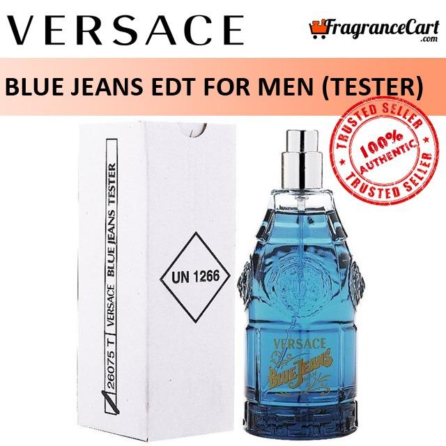 Versace blue jeans tester hotsell