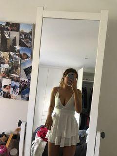 white dress