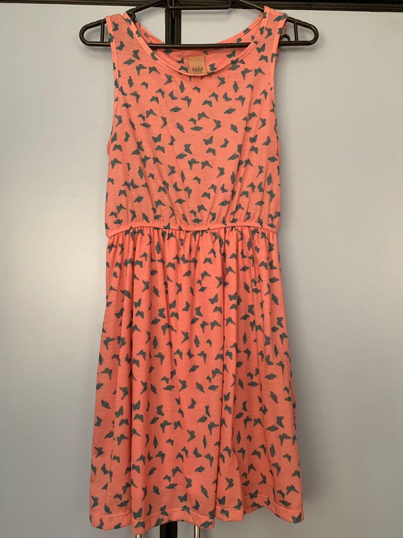 zara butterfly dress