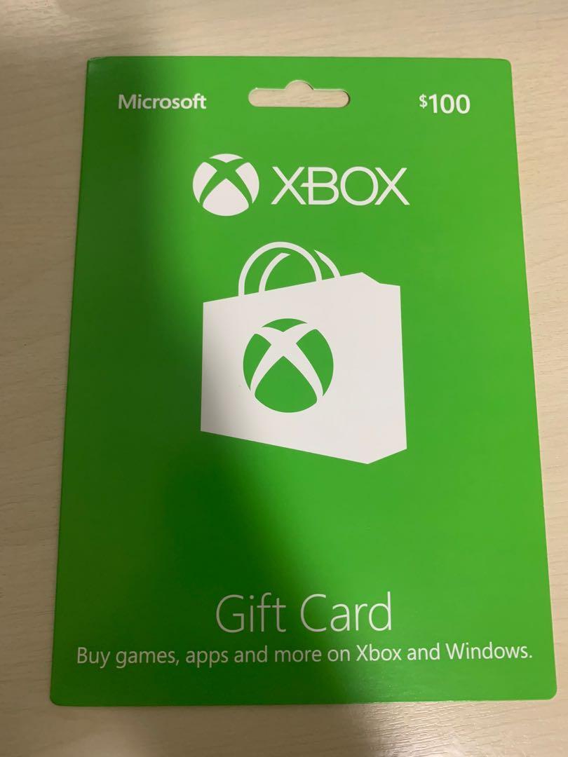 $100 gift card xbox