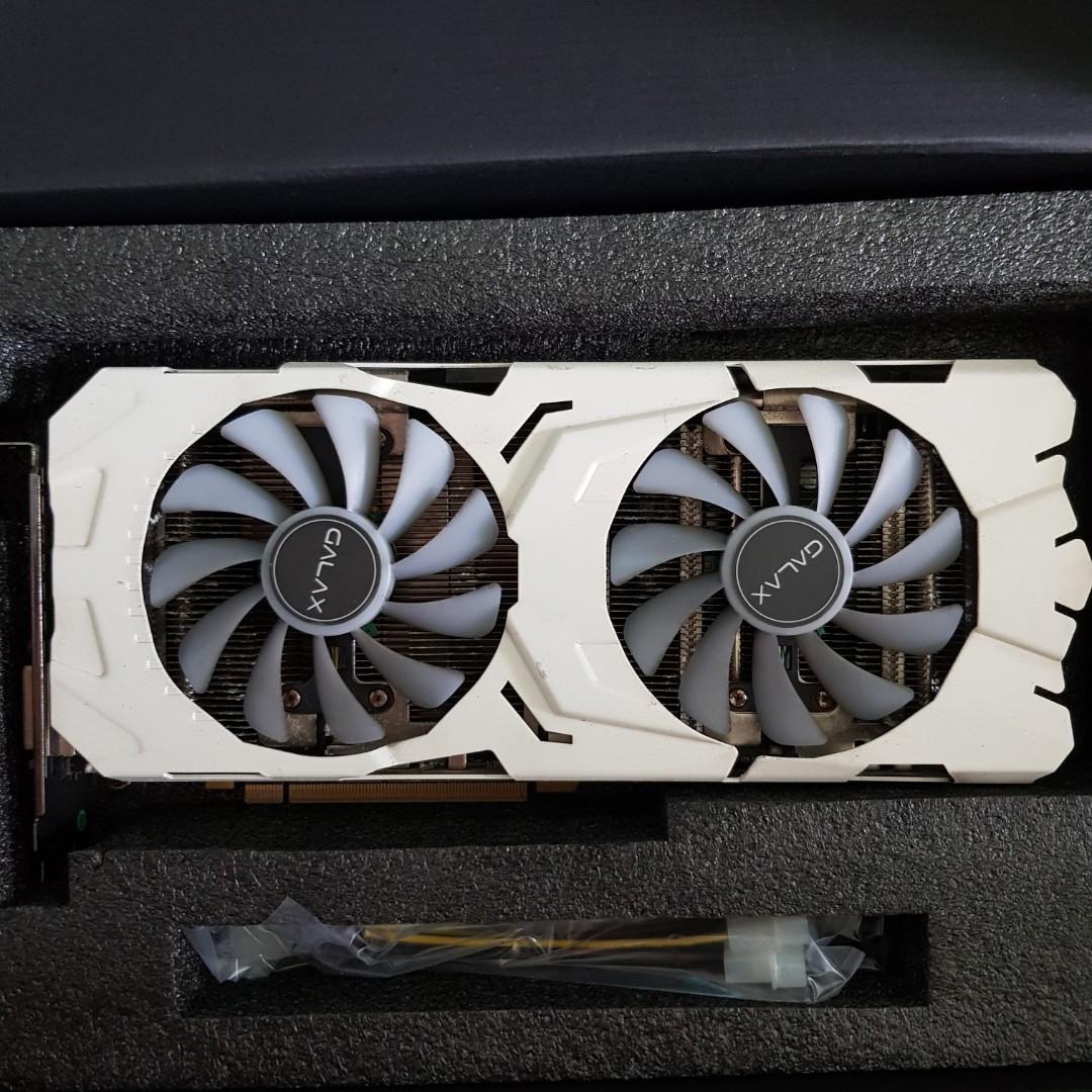 WHITE GTX 1070 TI Galax EX SNPR 1070TI WHITE Graphics Card GPU