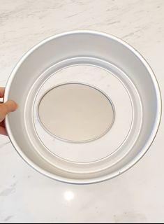 10 Inch Sandwich Cake Baking Tin Pan Mould Box Round Deep Loose Base Bottom