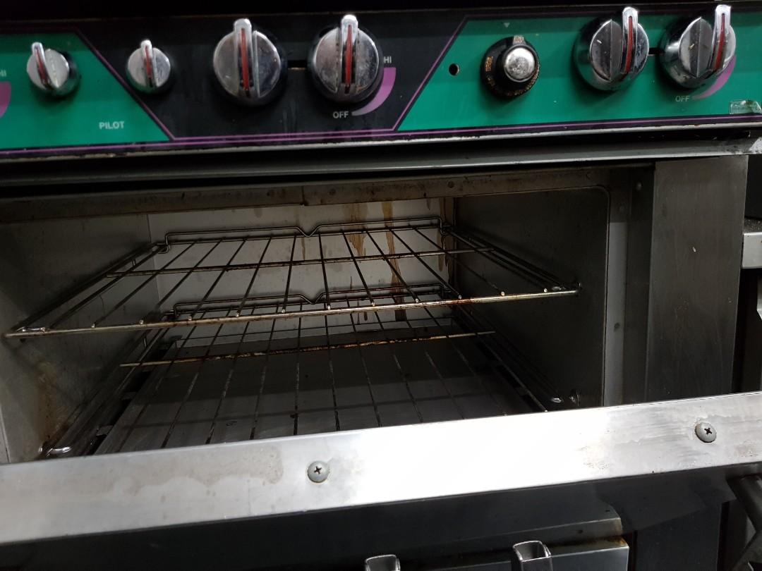 6 burner flat top stove