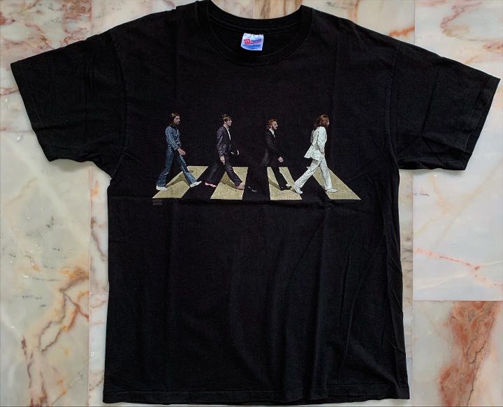 Vintage 90s The Beatles Abbey Road tee, Men's Fashion, Tops