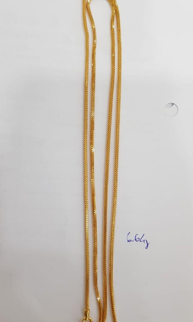 Gold long chain deals designs in 24 grams