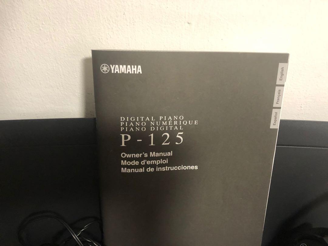 Manual P125 Yamaha PDF Ac Power Plugs And Sockets Piano, 56 OFF