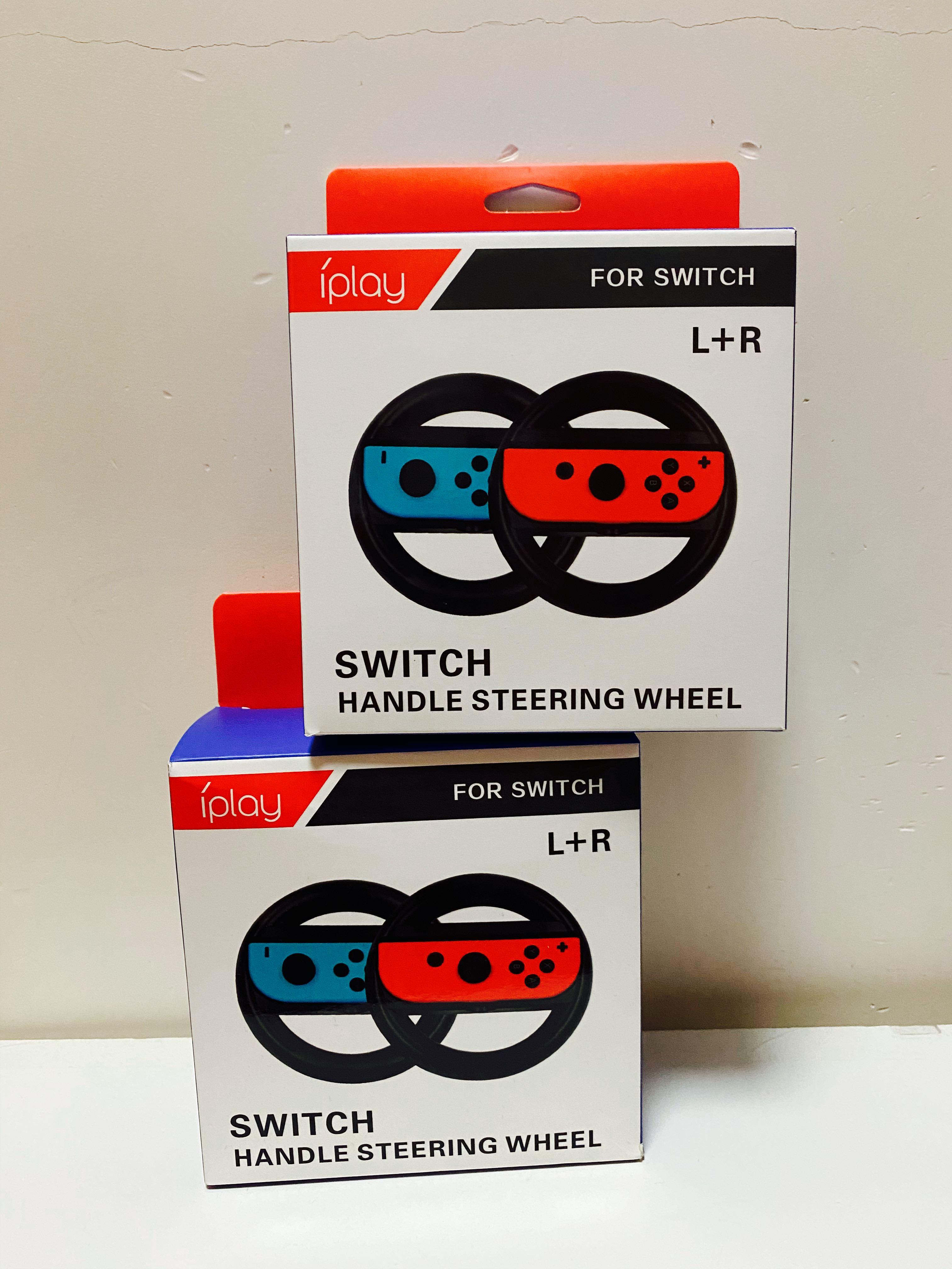 全新任天堂switch Mario Kart 配件方向盤軚盤賽車遊戲孖車game 紅藍黑不連joy Con 電子遊戲 電子遊戲機 Nintendo 任天堂 Carousell