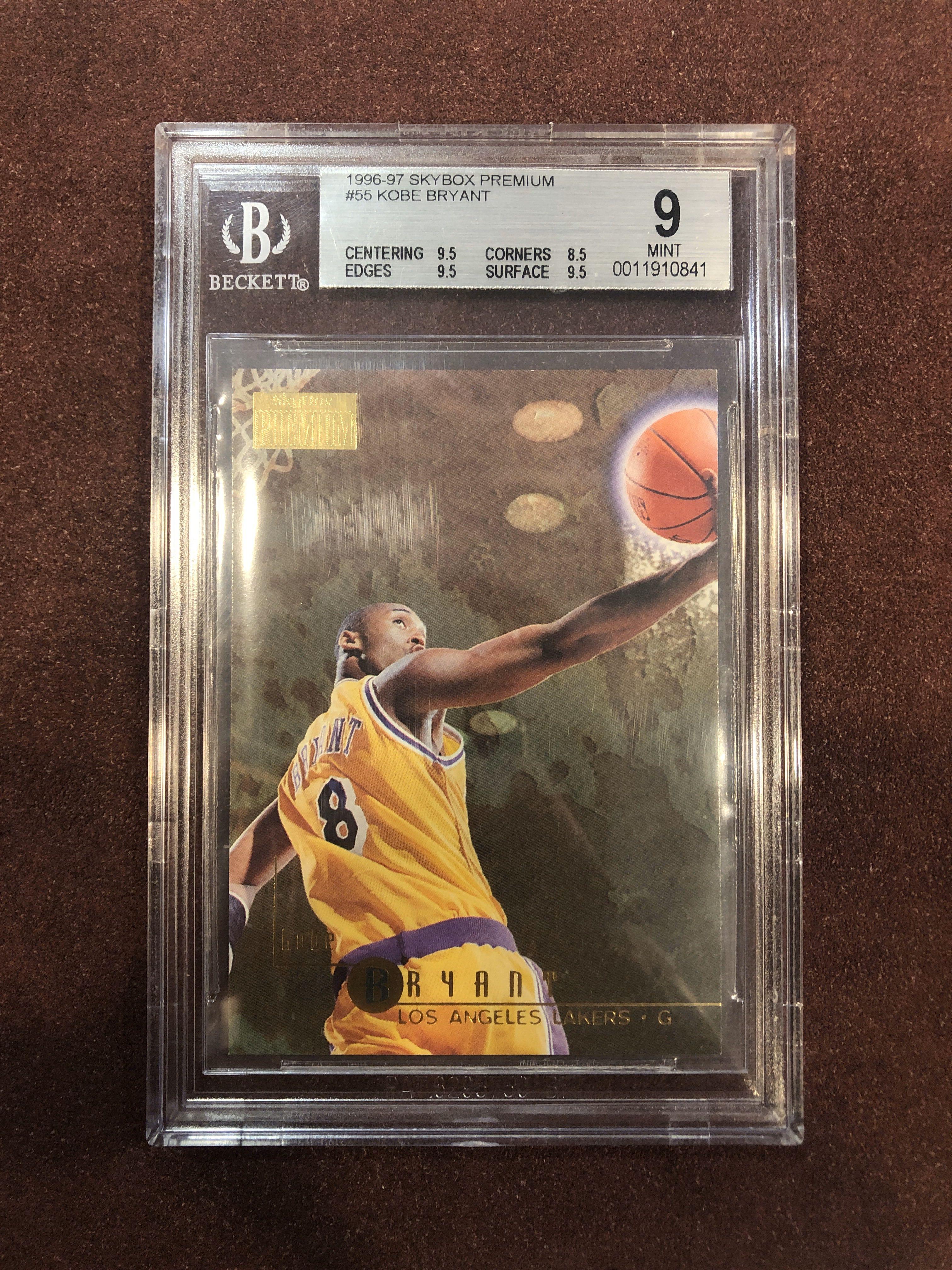 skybox premium kobe bryant rookie card
