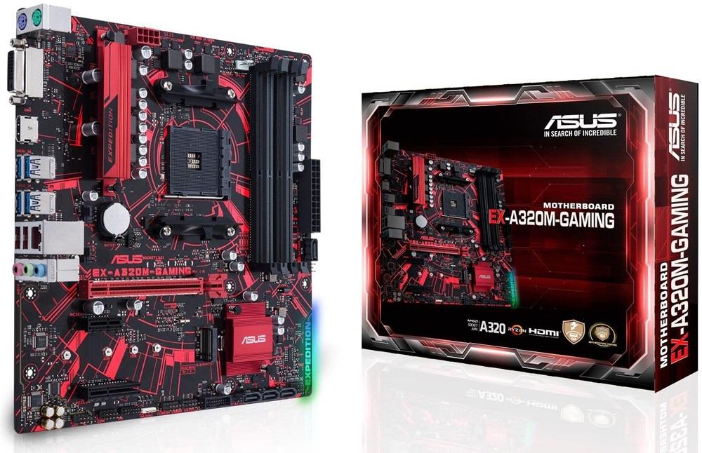 Asus EX A320M Gaming MICRO-ATX A320 AMD AM4 Socket Motherboard