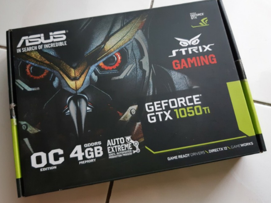 Asus Strix Gtx 1050 Ti 4gb Oc Edition Electronics Computer Parts Accessories On Carousell