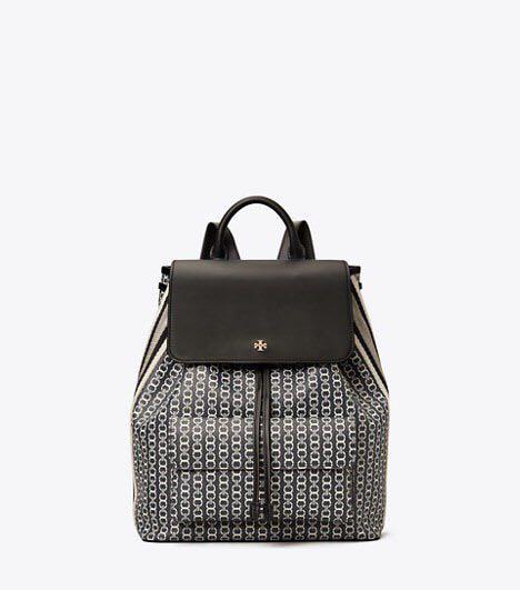 Authentic Tory Burch Gemini link canvas backpack Luxury Bags Wallets on Carousell