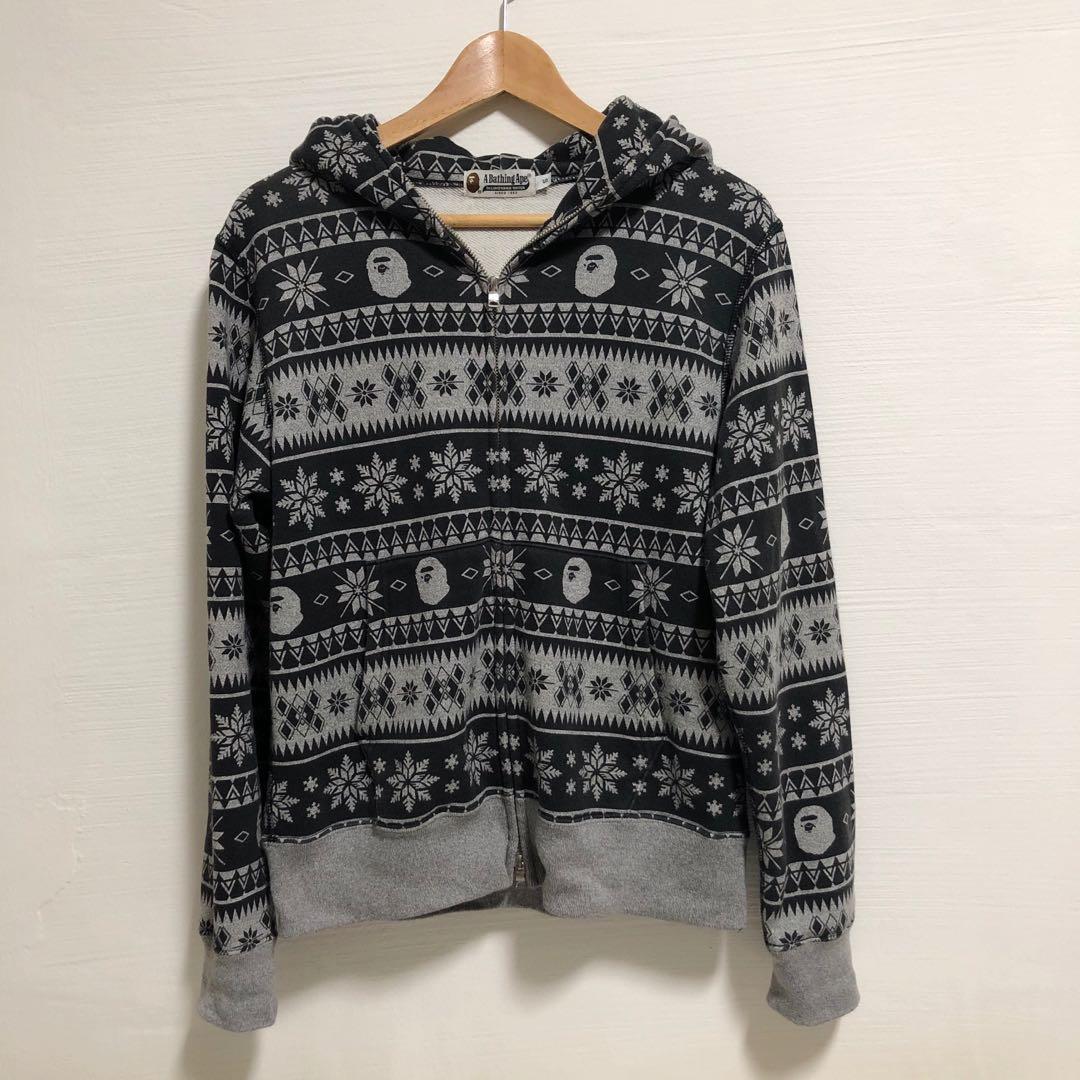 Bape best sale christmas hoodie