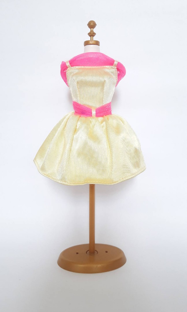 barbie doll yellow dress