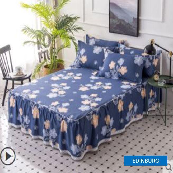 Bedding Sheet with Skirting, Furniture & Home Living, Bedding & Towels