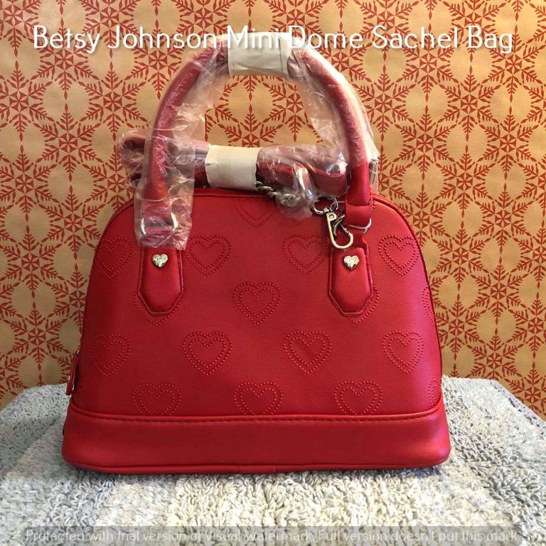 Betsey johnson dome satchel hotsell