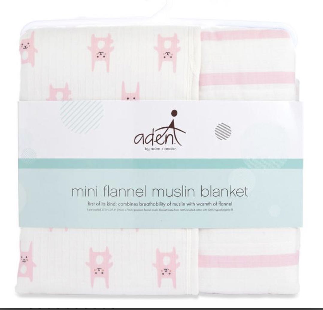 aden and anais flannel muslin blanket