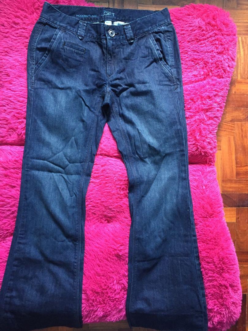 loft pink jeans