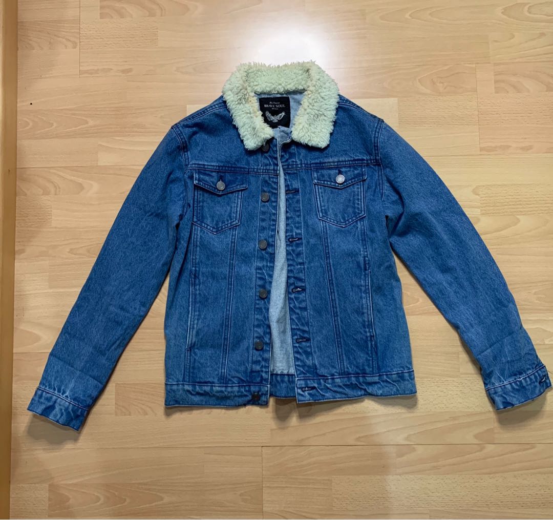 Brave soul denim jacket clearance