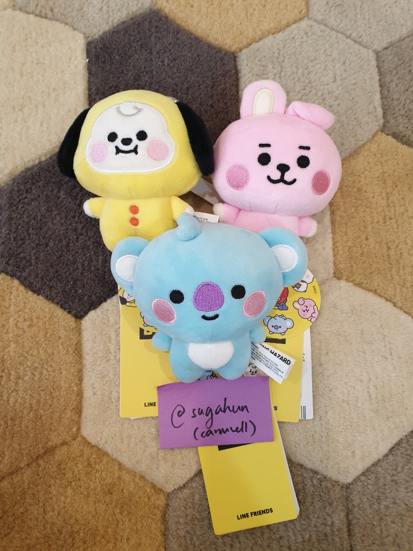 BT21 Baby Bag Charm Body 11cm Hobbies Toys Collectibles