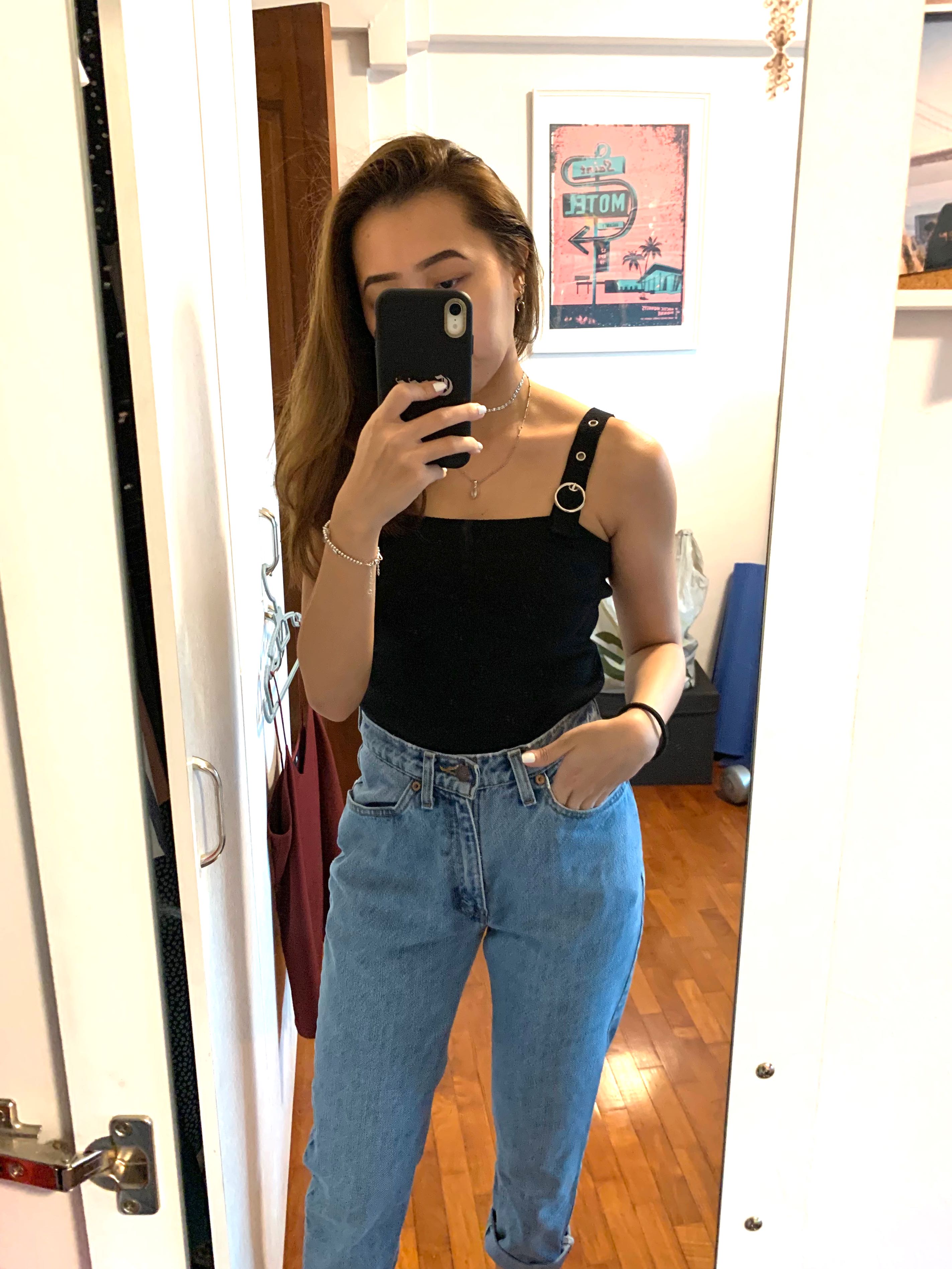 Buckle strap knit crop, Women's Fashion, Tops, Sleeveless on Carousell
