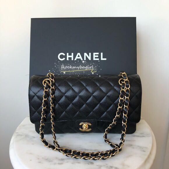 Chanel 19 Small Navy Lambskin, Luxury, Bags & Wallets on Carousell