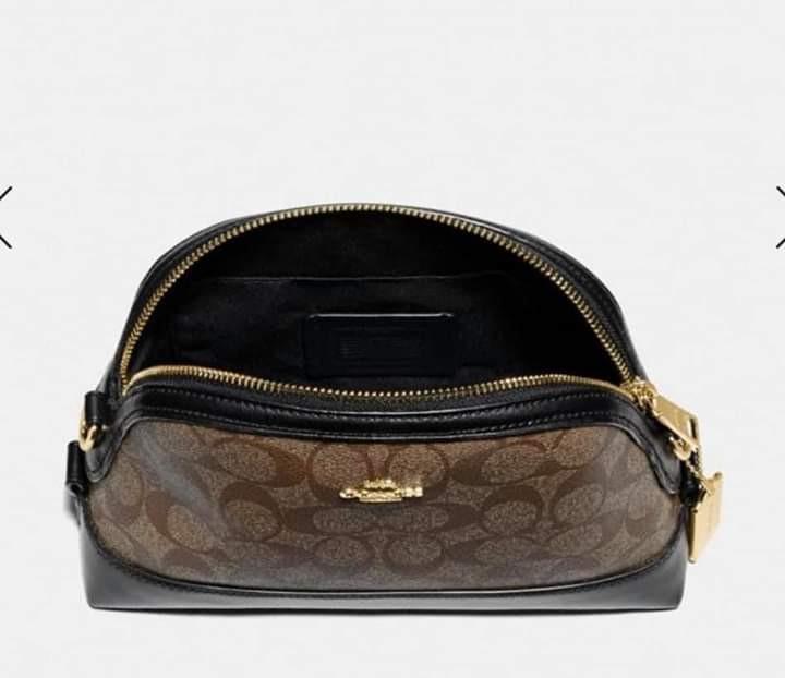 Coach Dome Crossbody In Signature Canvas, Luxury, Bags & Wallets on