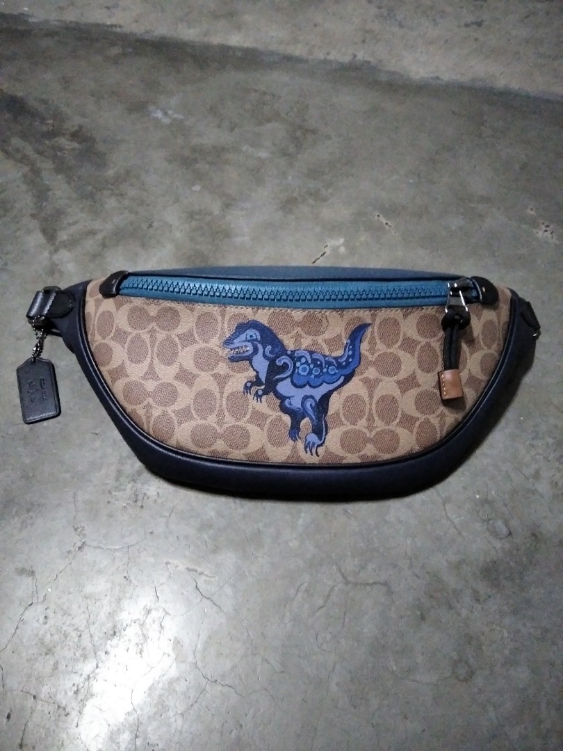 COACH ZHU JING YI REXY SIGNATURE WAIST BAG, Luxury, Bags & Wallets on