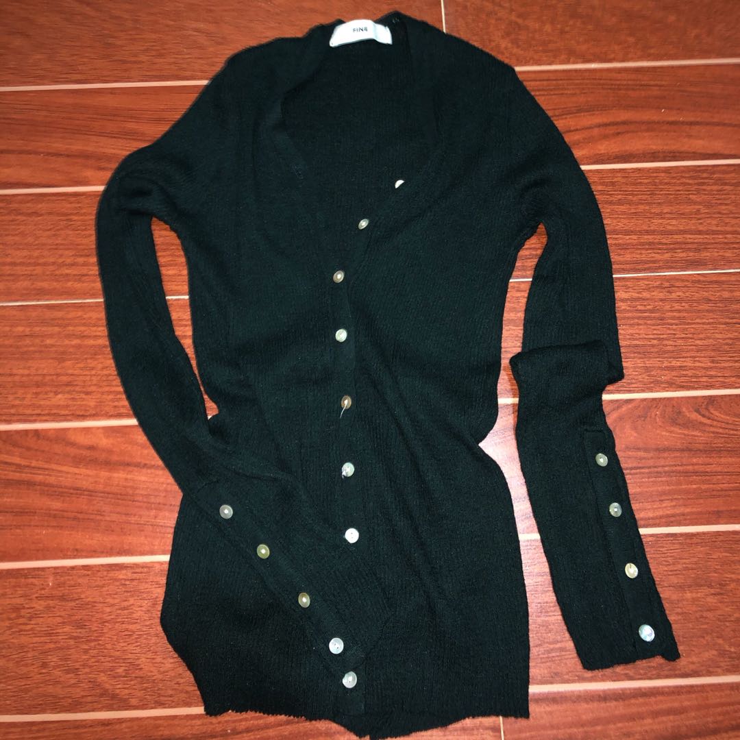 green knitwear