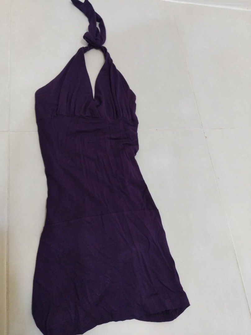dark purple dress
