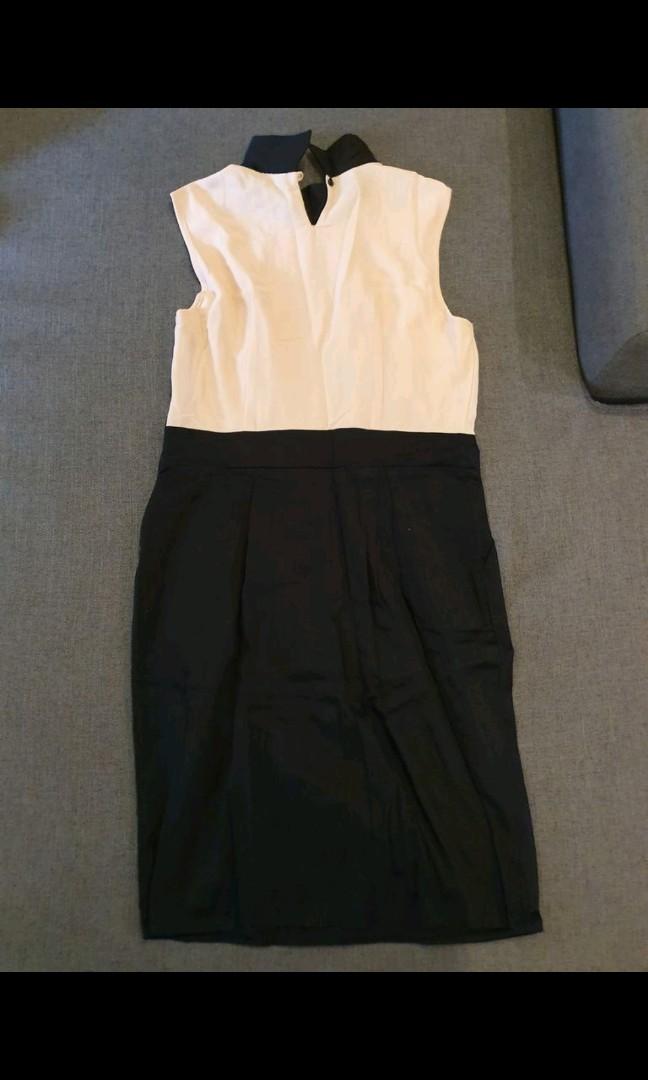 Dorothy perkins black work skirt top