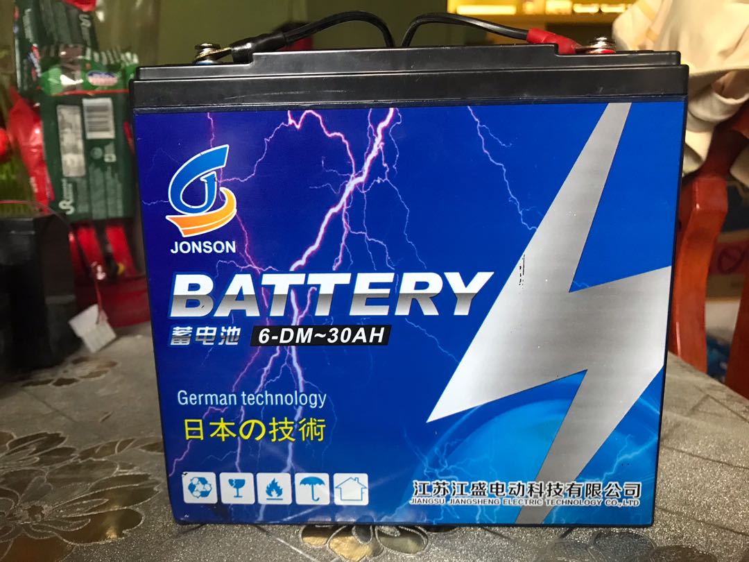 ebike 12volts 30AH battery, sealed lead acid, VRLA deep cycle battery