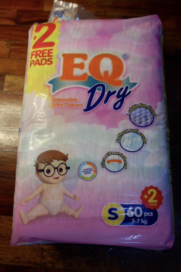 Eq dry diaper small price clearance
