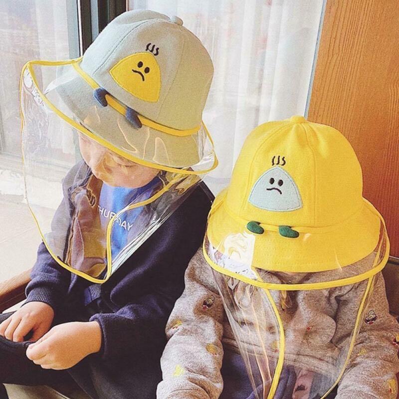 baby cap with face shield