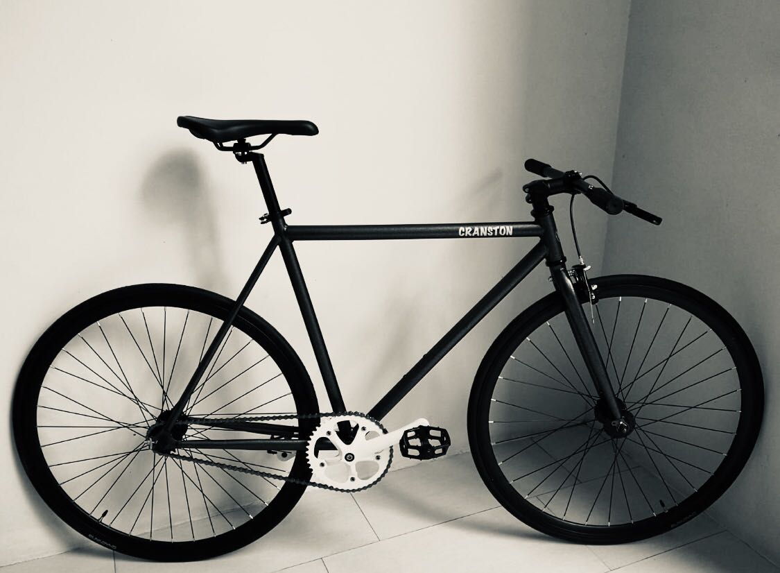 titanium fixie bike