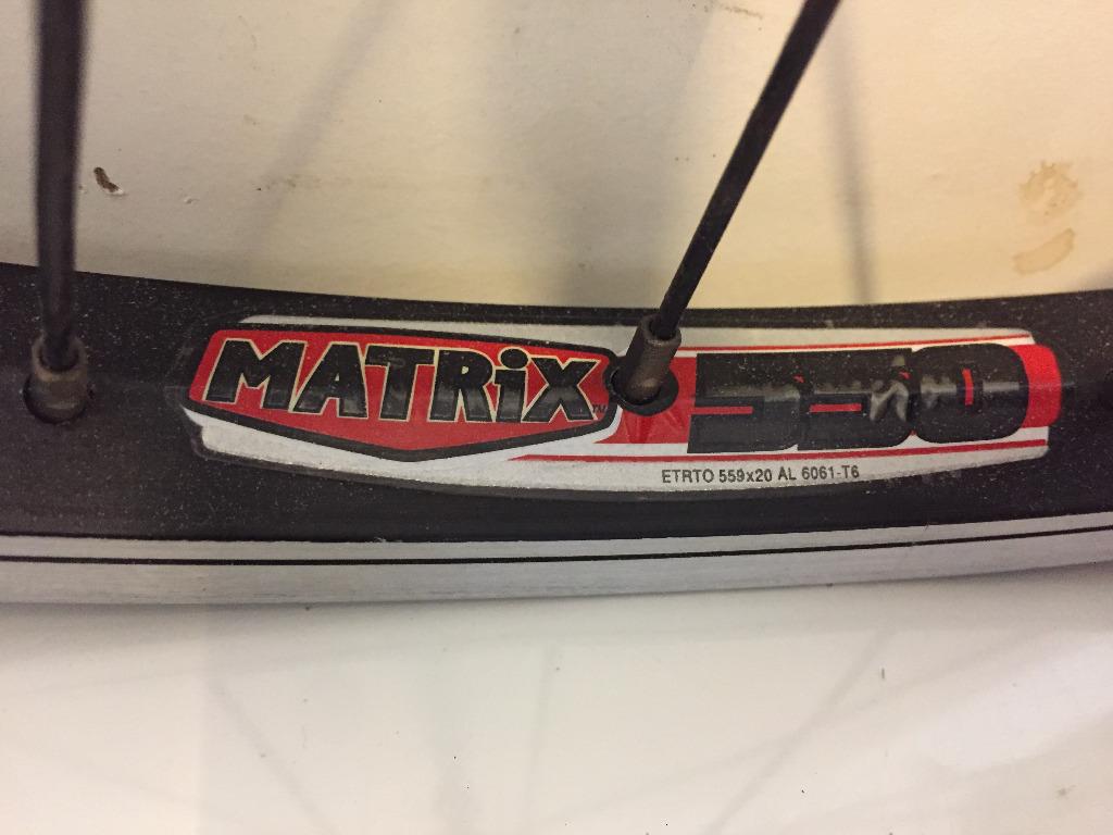 Matrix 550 bike store rim