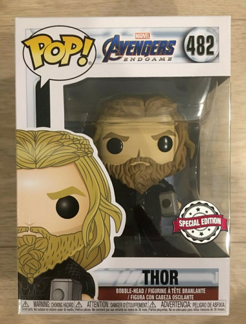 thor with hammer and stormbreaker pop