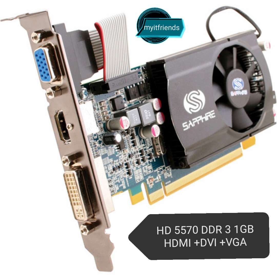 Graphic Card HD 5570 DDR 3 1GB Computers Tech Parts Accessories Computer Parts on Carousell